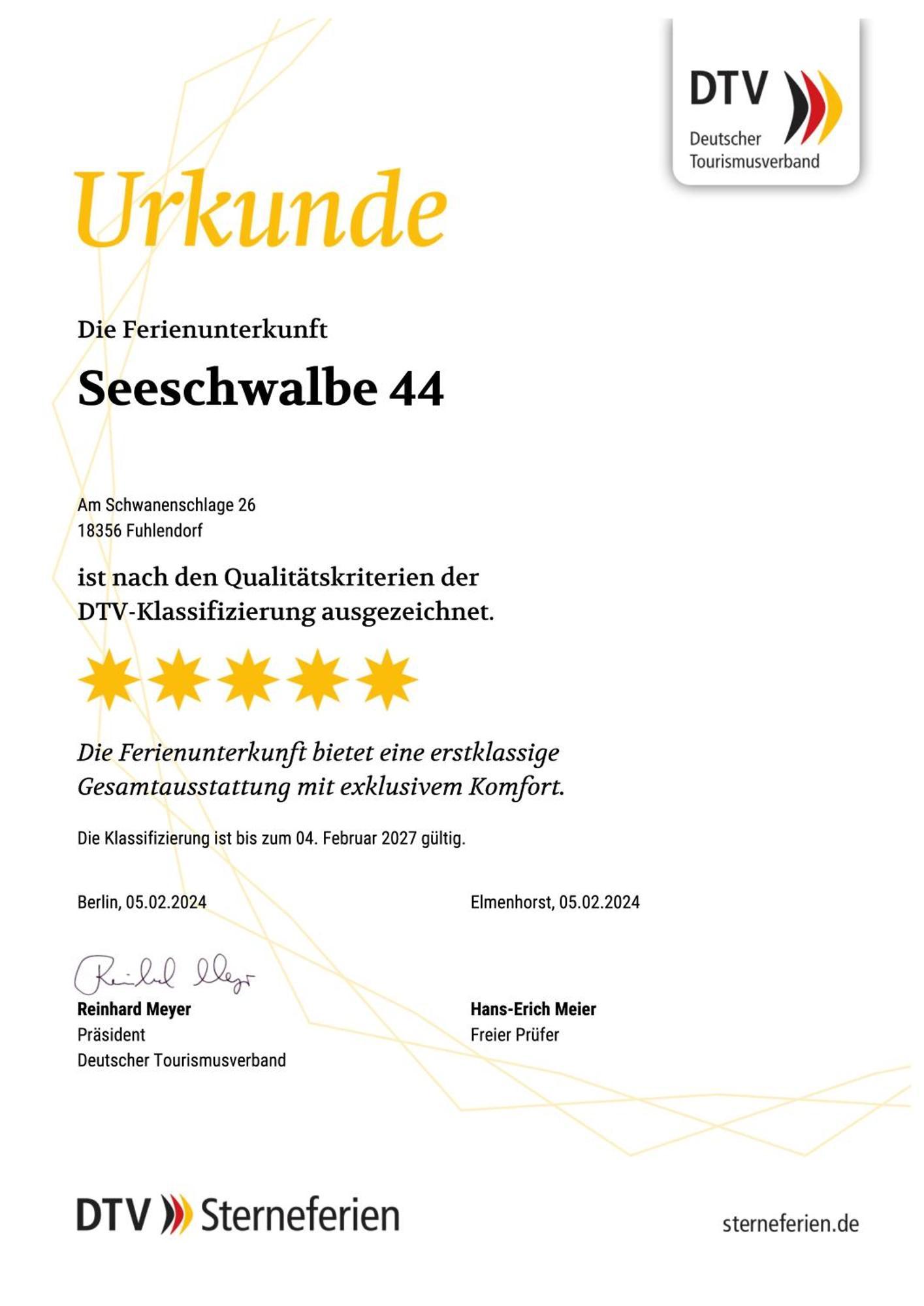 Ferienhaus Seeschwalbe 44 Fuhlendorf  外观 照片